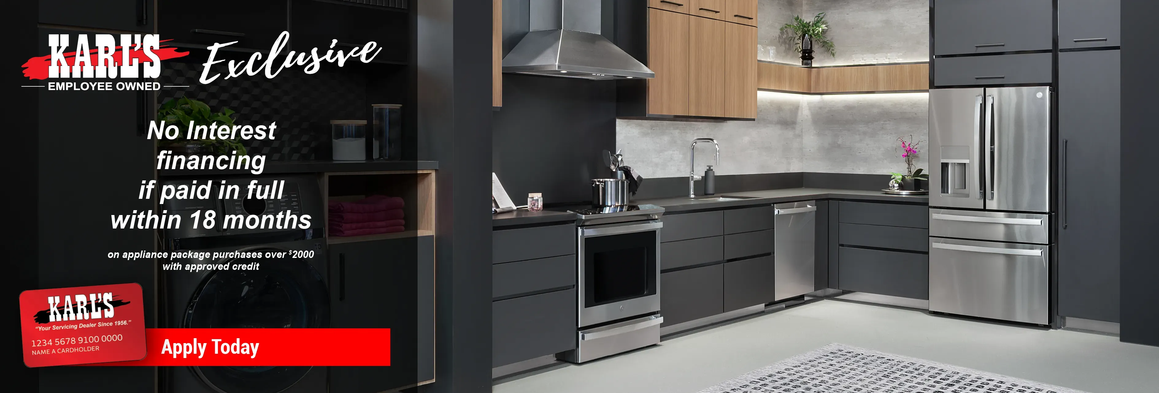 18 month appliance financing